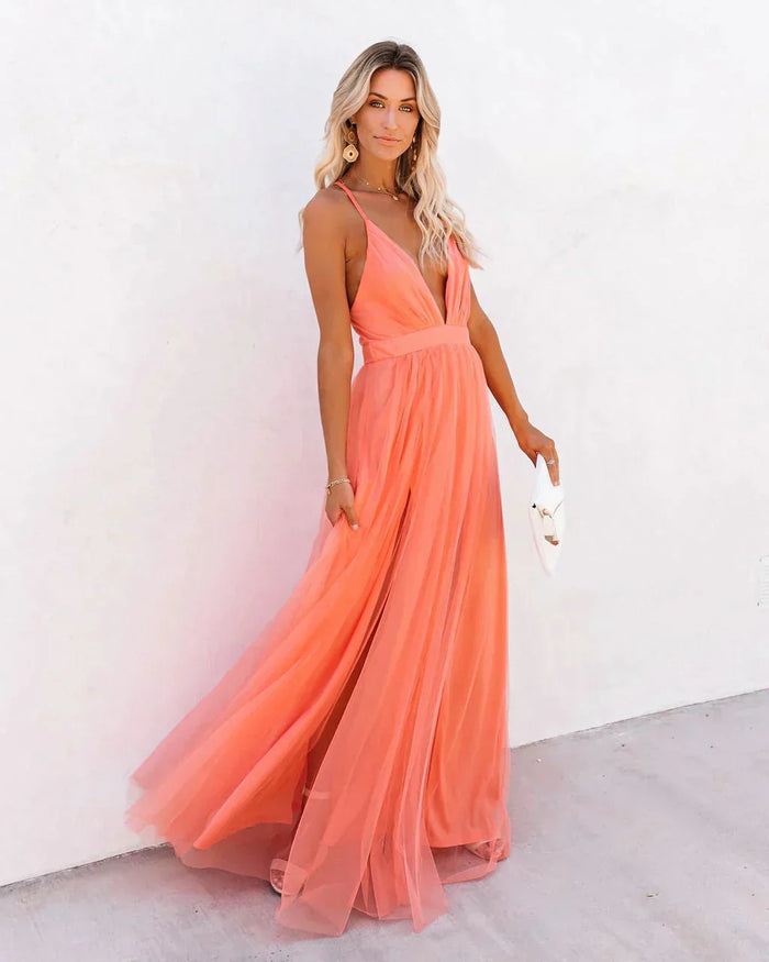 Juliana Backless Maxi Dress
