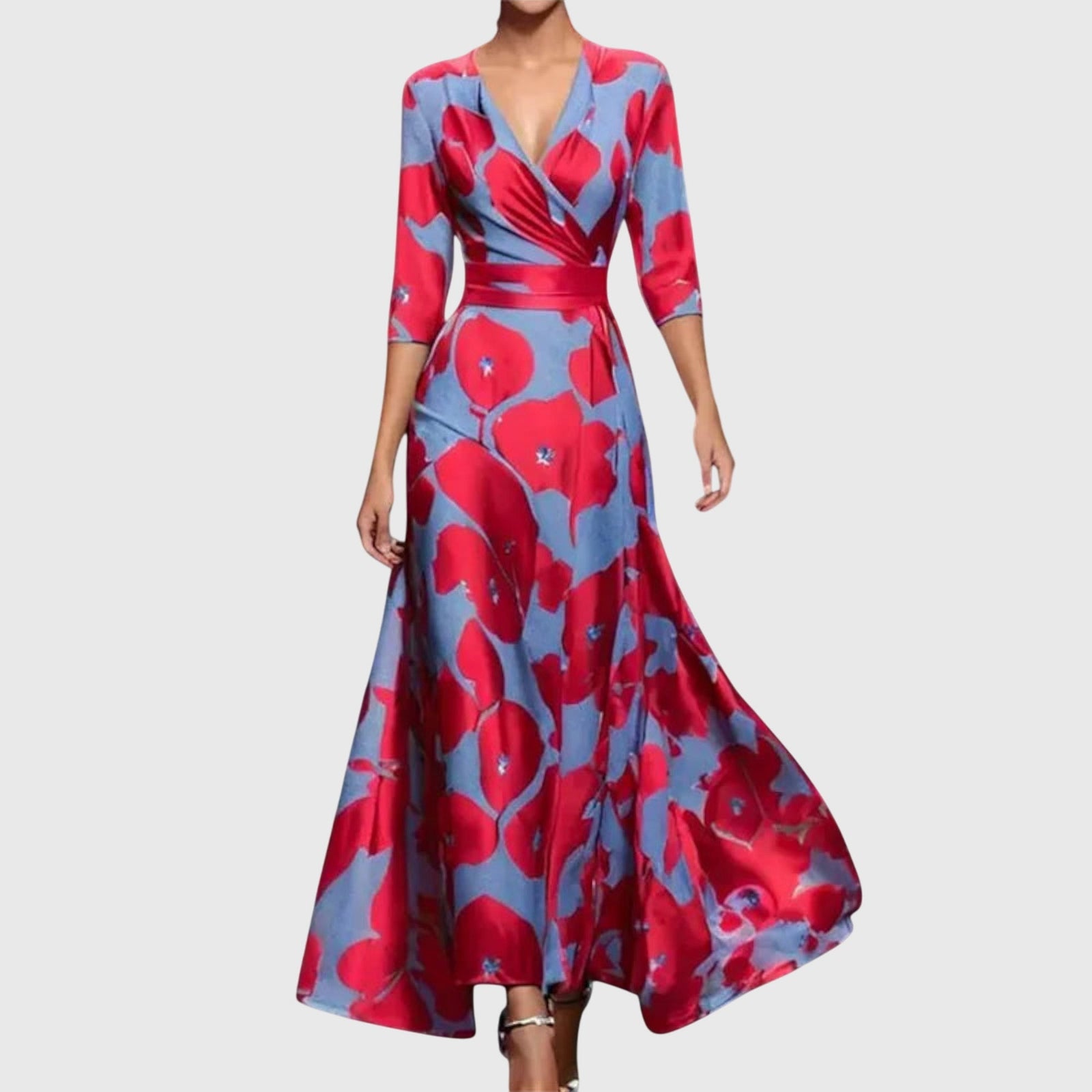 Rosemary Wrap Maxi Dress