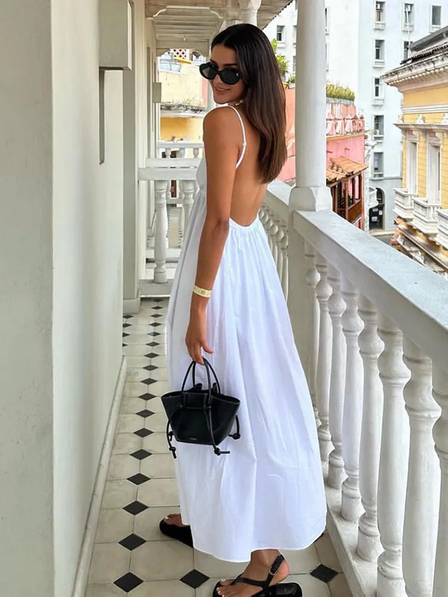 Savanna Backless Maxi Dress