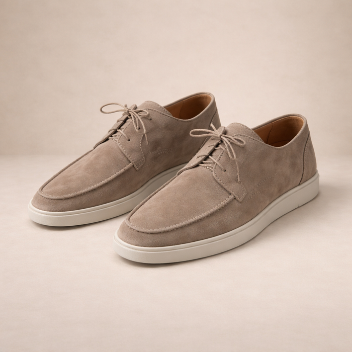 Men's moccasins | Leather, ankle-high | Closed toe