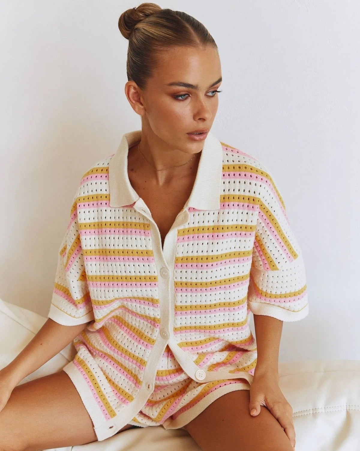 Striped Two-Piece Summer Set