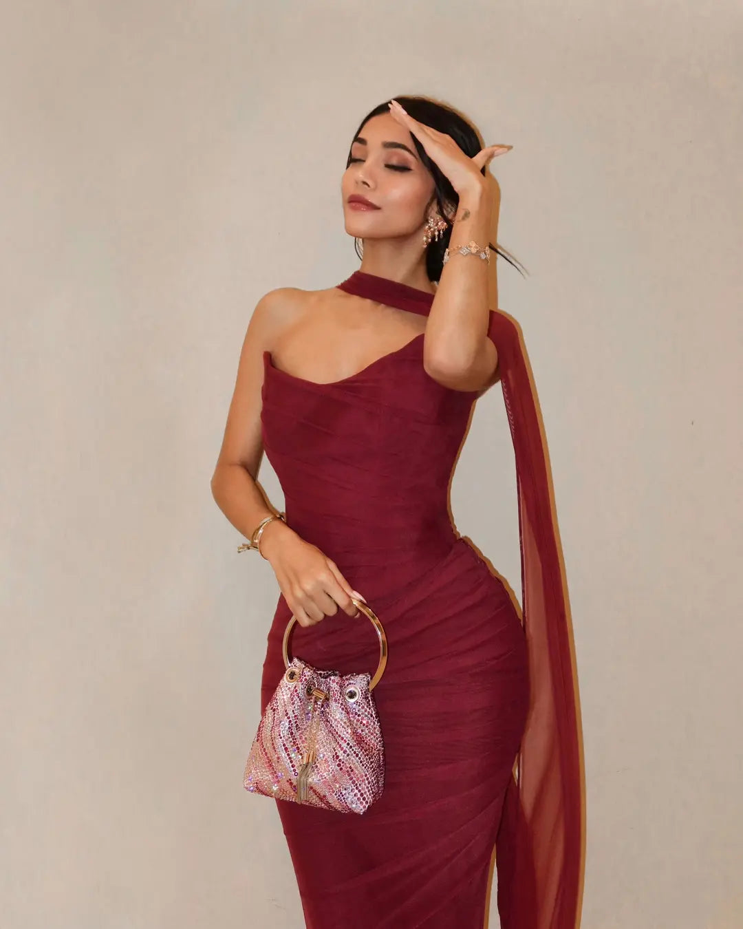 Minimalist Strapless Maxi Dress