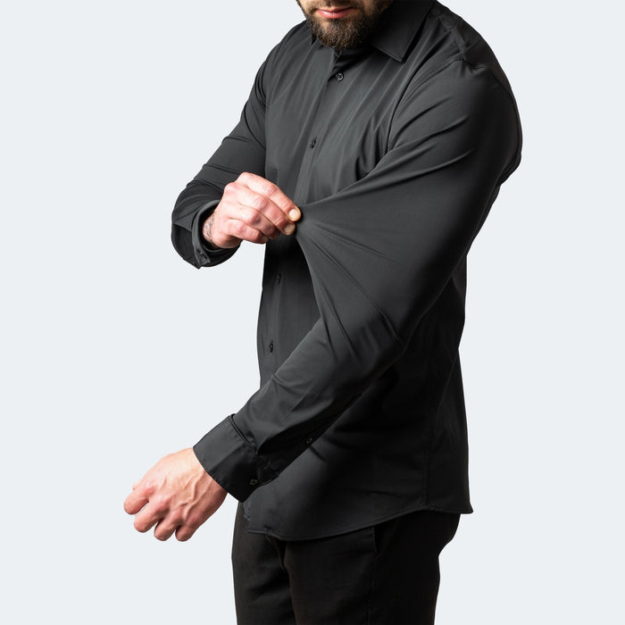 Men's shirt with buttons | Stretchy without ironing