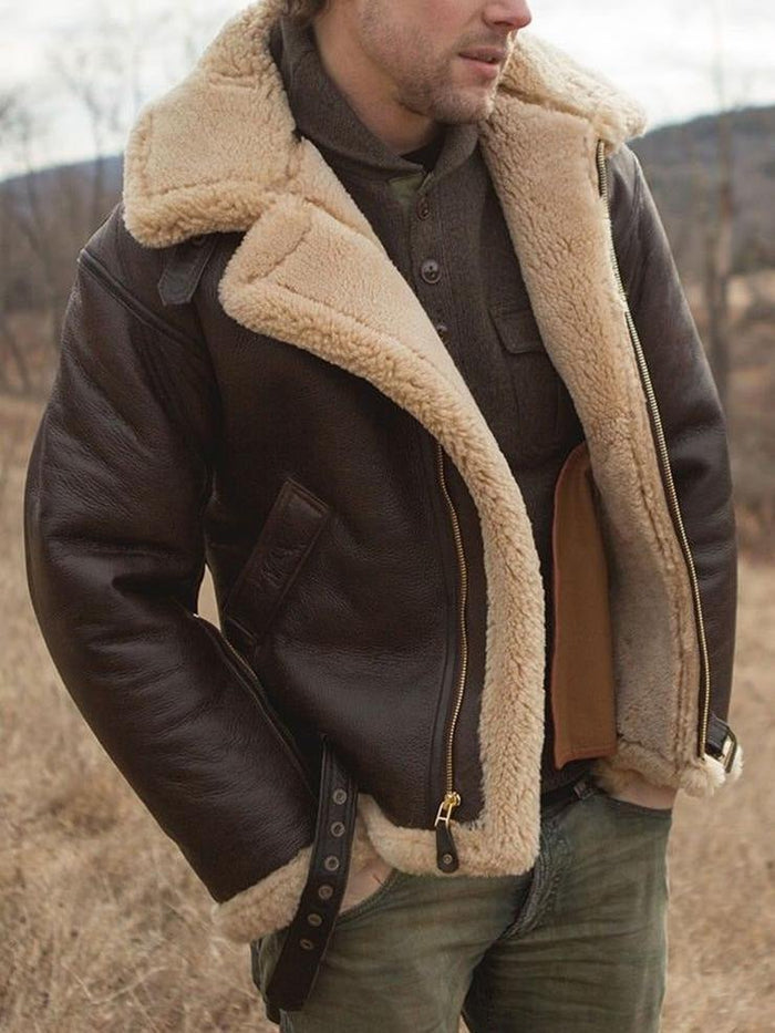 Men's Pilot Jacket | Zipper, Classic Aviator Style
