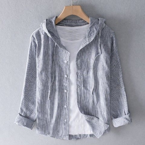 Linen Hoodie | Women's, Long Sleeved | Breathable, Casual | Georgina