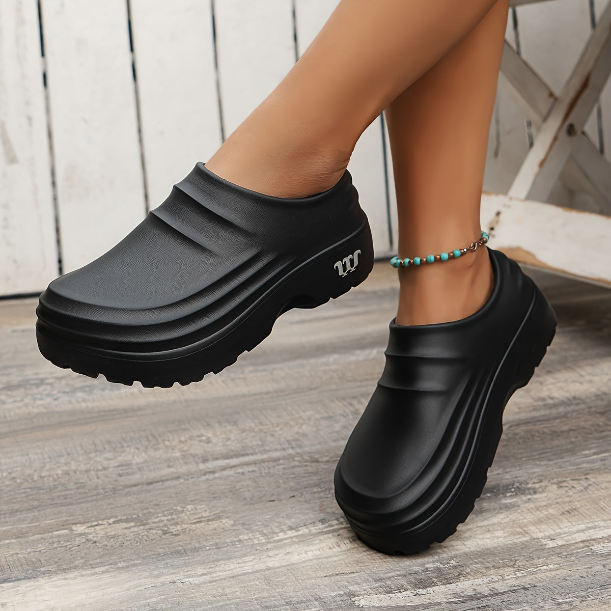 Orthopedic clogs | Waterproof, breathable | Black, Beige