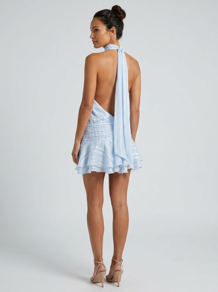 Amina Ruffle Mini Dress