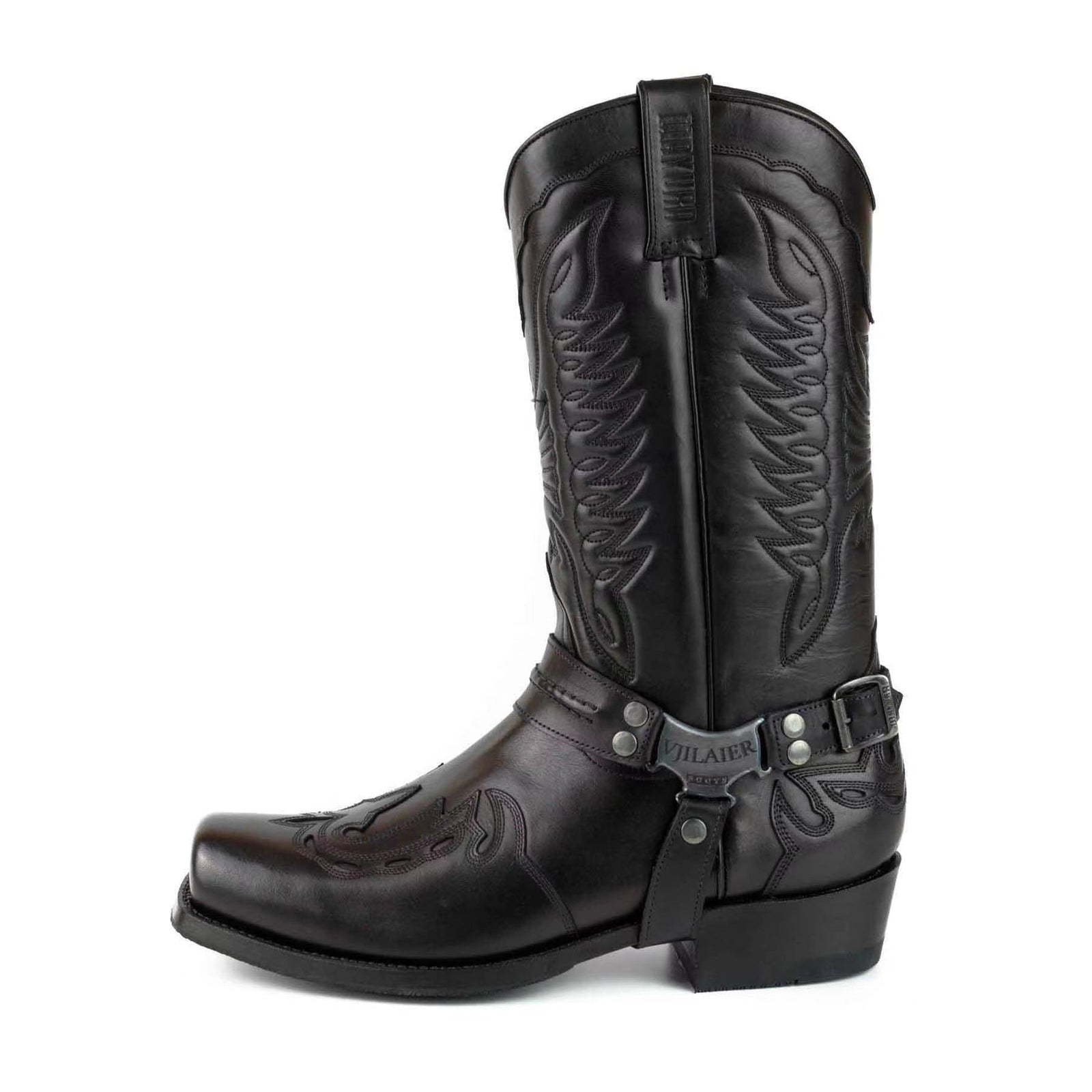 Men's Cowboy Boots | Square Toe, Strap