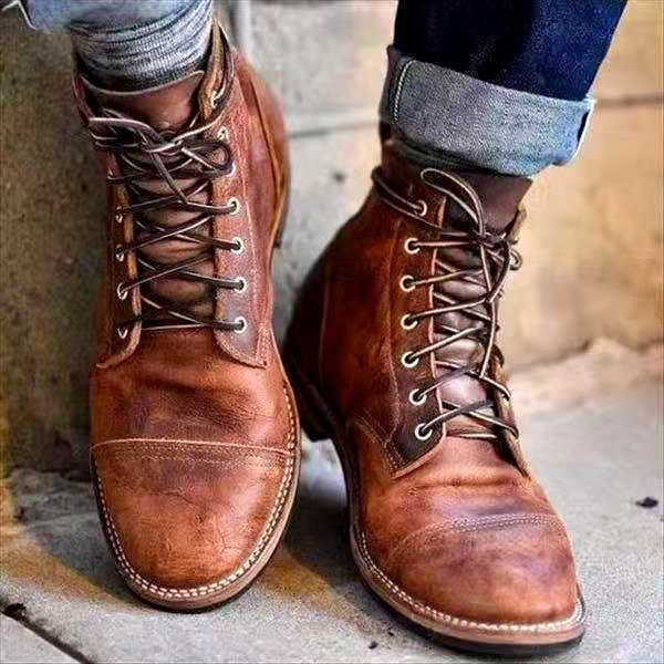 Men’s Boots High-Quality Leather Stylish Shoes