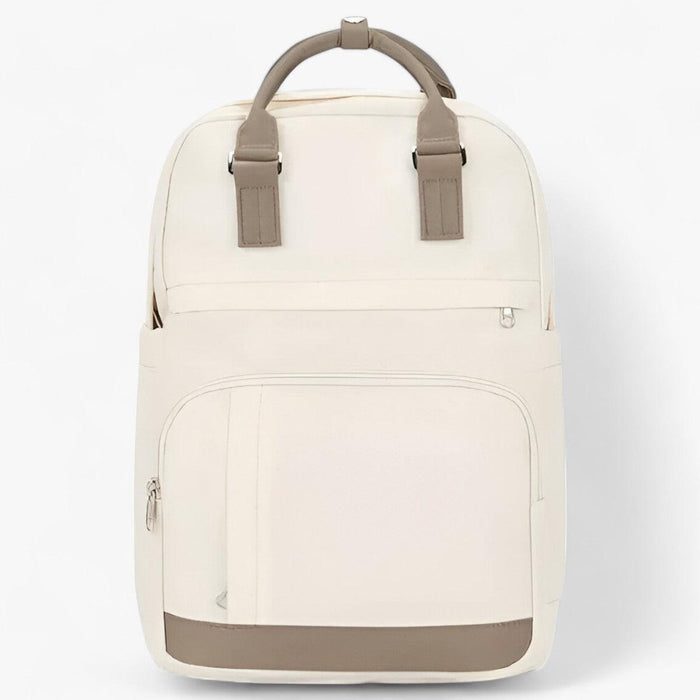 Urban style backpack | Waterproof, beige | Women's bag
