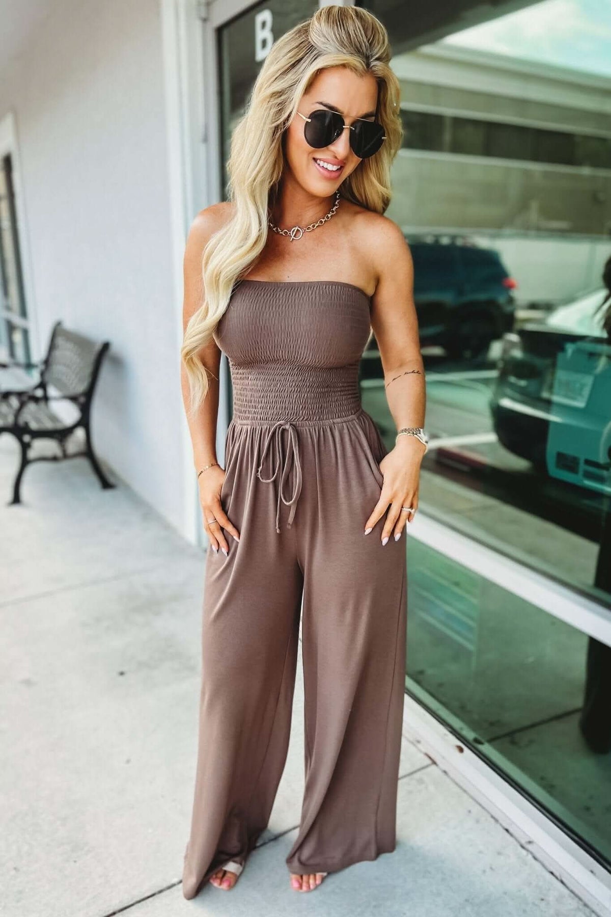 Alya Strapless Jumpsuit