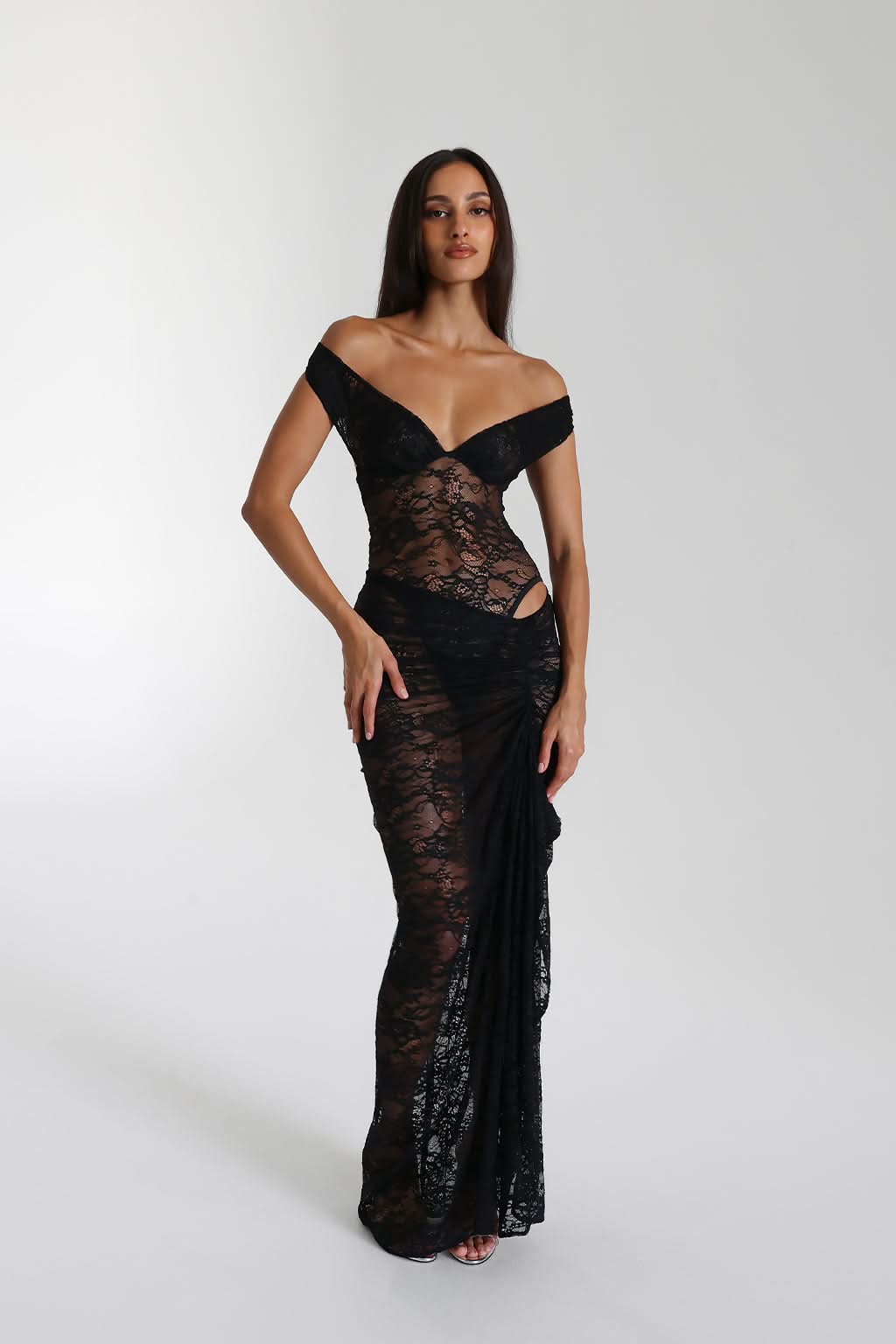 Lily Lace Maxi Dress
