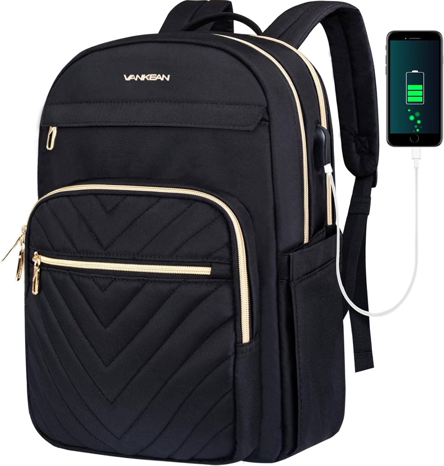 Women's Laptop Backpack | Waterproof, USB Port, 15.6"
