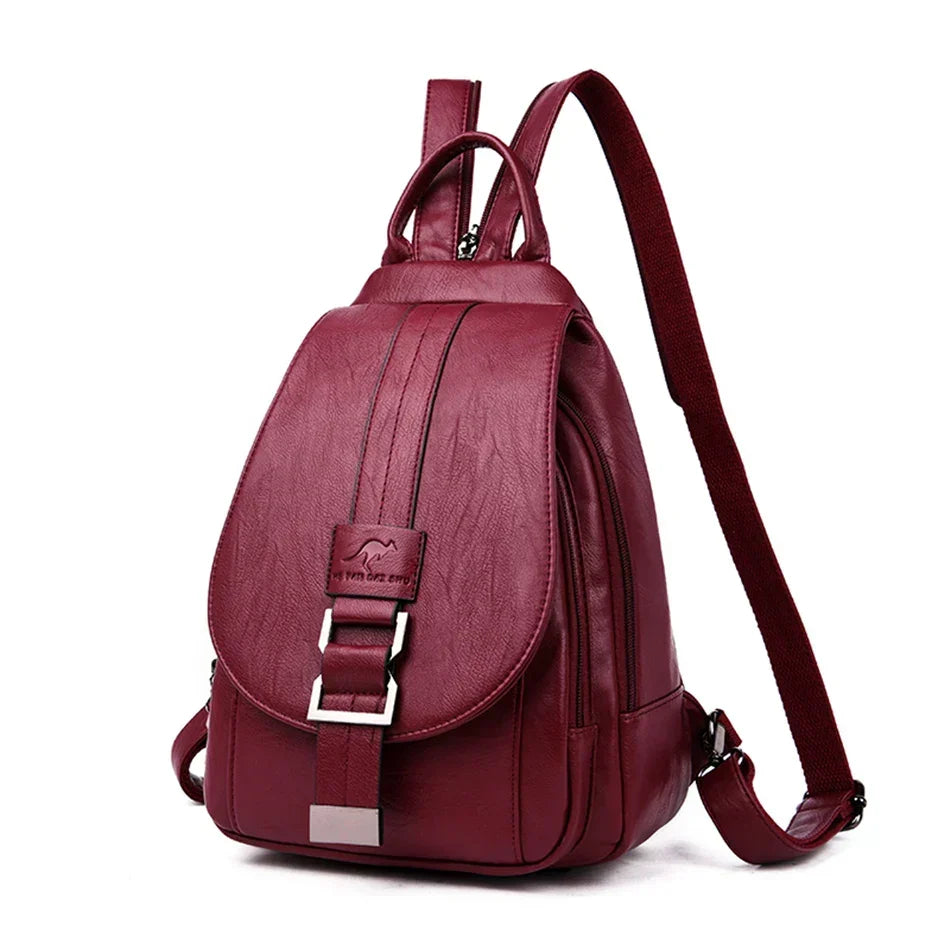 Women's Leather Backpack | Waterproof Leather, Suitcase | Organized