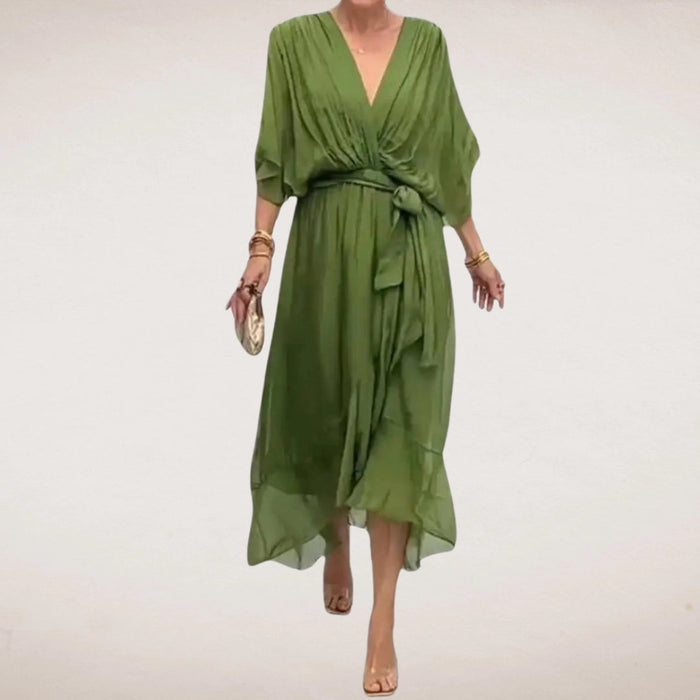 Halle Wrap Midi Dress